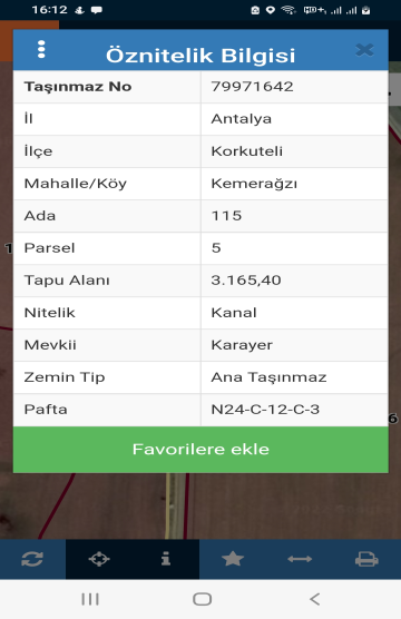 KORKUTELİ KEMERAĞZI SATILIK TARLA 90.779 M2