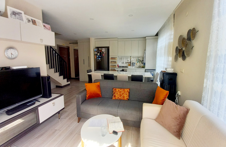 ACİL ANTALYA MURATPAŞA GÜZELOBA FULL EŞYALI SATILIK 2+1 DUBLEKS